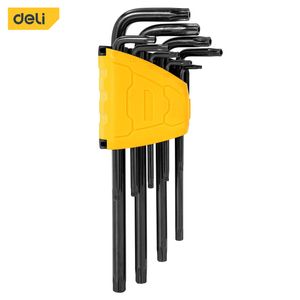 9pcs Long Torx Hex Key مجموعة مع Black FinishSet